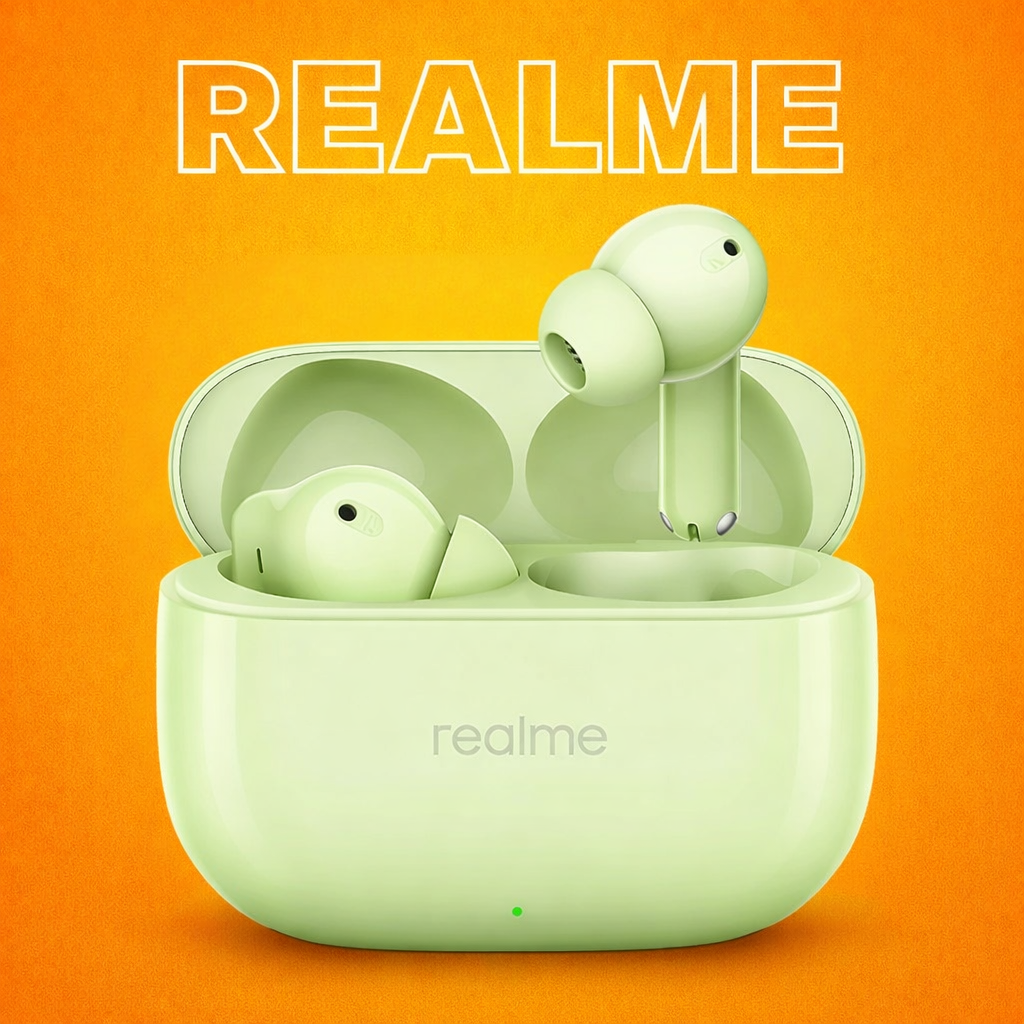 realme Buds N1 Replacement Left/Right Earbud & Charging Case | LostMyBuds.in original left right earbuds charging case replacement image