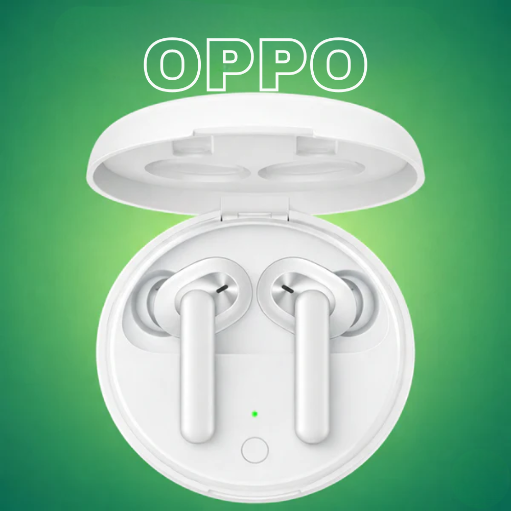OPPO ENCO W31 {SINGLE PARTS} Replacement Left/Right Earbud & Charging Case | LostMyBuds.in original left right earbuds charging case replacement image