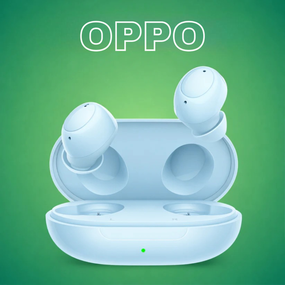 OPPO ENCO BUDS {SINGLE PARTS} Replacement Left/Right Earbud & Charging Case | LostMyBuds.in original left right earbuds charging case replacement image