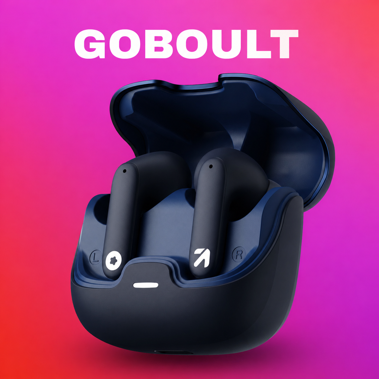GoBoult Z40 Replacement Left/Right Earbud & Charging Case | LostMyBuds.in original left right earbuds charging case replacement image