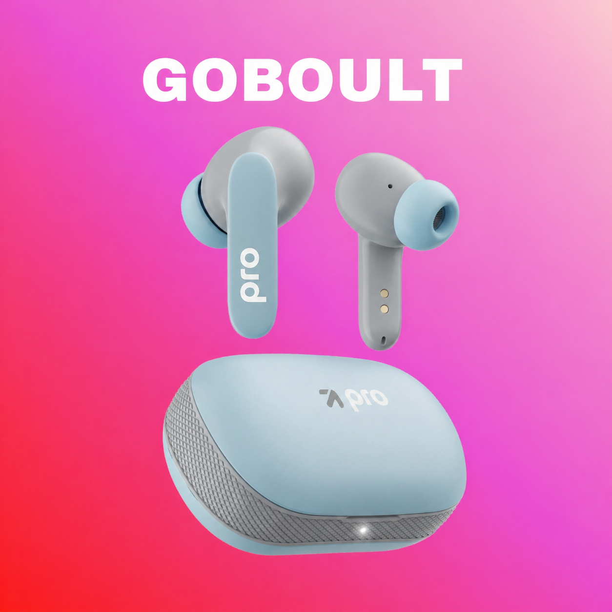 GoBoult Y1 Pro Replacement Left/Right Earbud & Charging Case | LostMyBuds.in original left right earbuds charging case replacement image