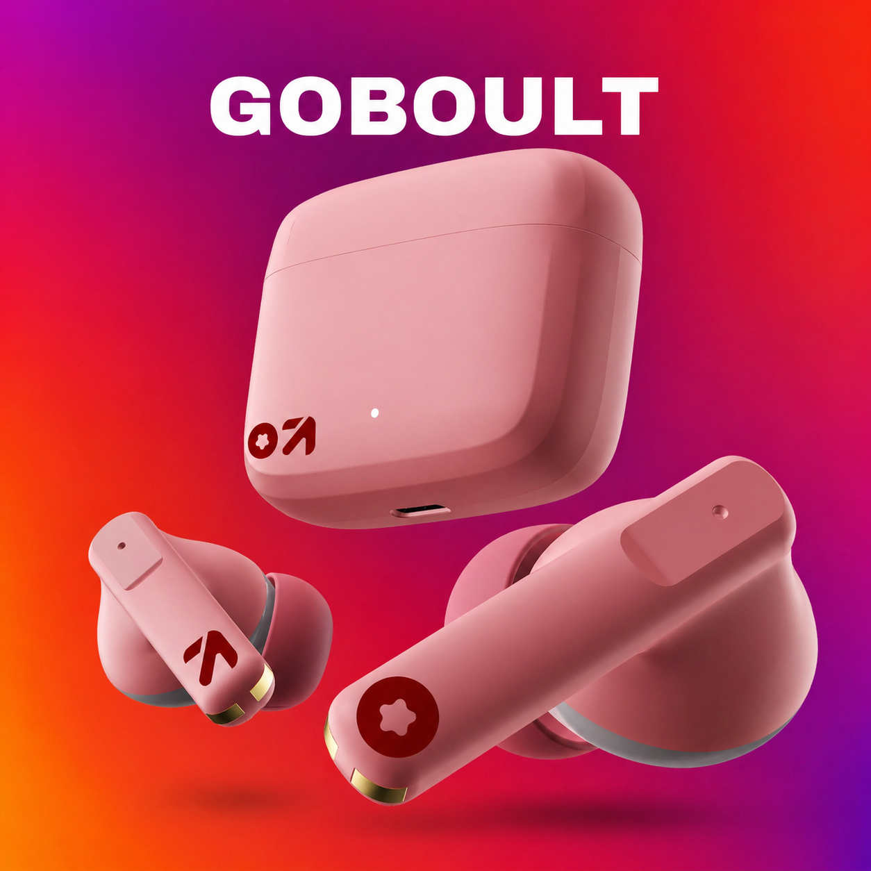 GoBoult Z60 Replacement Left/Right Earbud & Charging Case | LostMyBuds.in original left right earbuds charging case replacement image