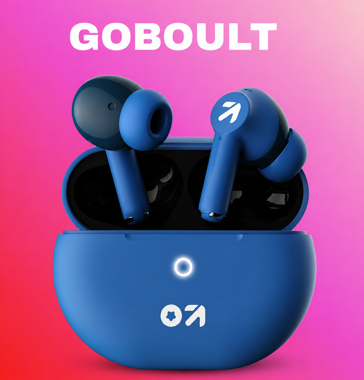 GoBoult W40 Replacement Left/Right Earbud & Charging Case | LostMyBuds.in original left right earbuds charging case replacement image