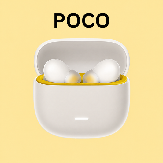 POCO Buds X1 Replacement Left/Right Earbud & Charging Case | LostMyBuds.in original left right earbuds charging case replacement image