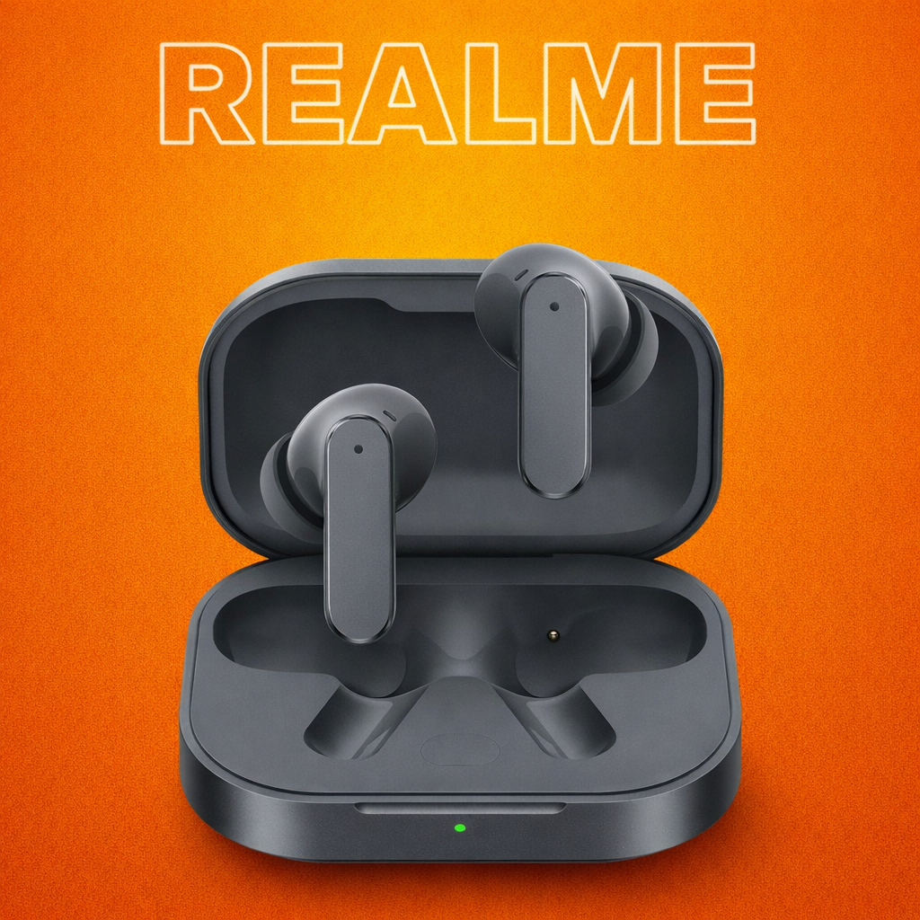 realme Buds Air 8 Replacement Left/Right Earbud & Charging Case | LostMyBuds.in original left right earbuds charging case replacement image