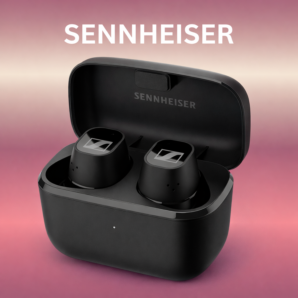Sennheiser CX Plus True Wireless Replacement Left/Right Earbud & Charging Case | LostMyBuds.in original left right earbuds charging case replacement image
