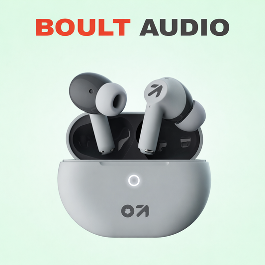 Boult Audio W40 (Warp Series) Replacement Left/Right Earbud & Charging Case | LostMyBuds.in original left right earbuds charging case replacement image