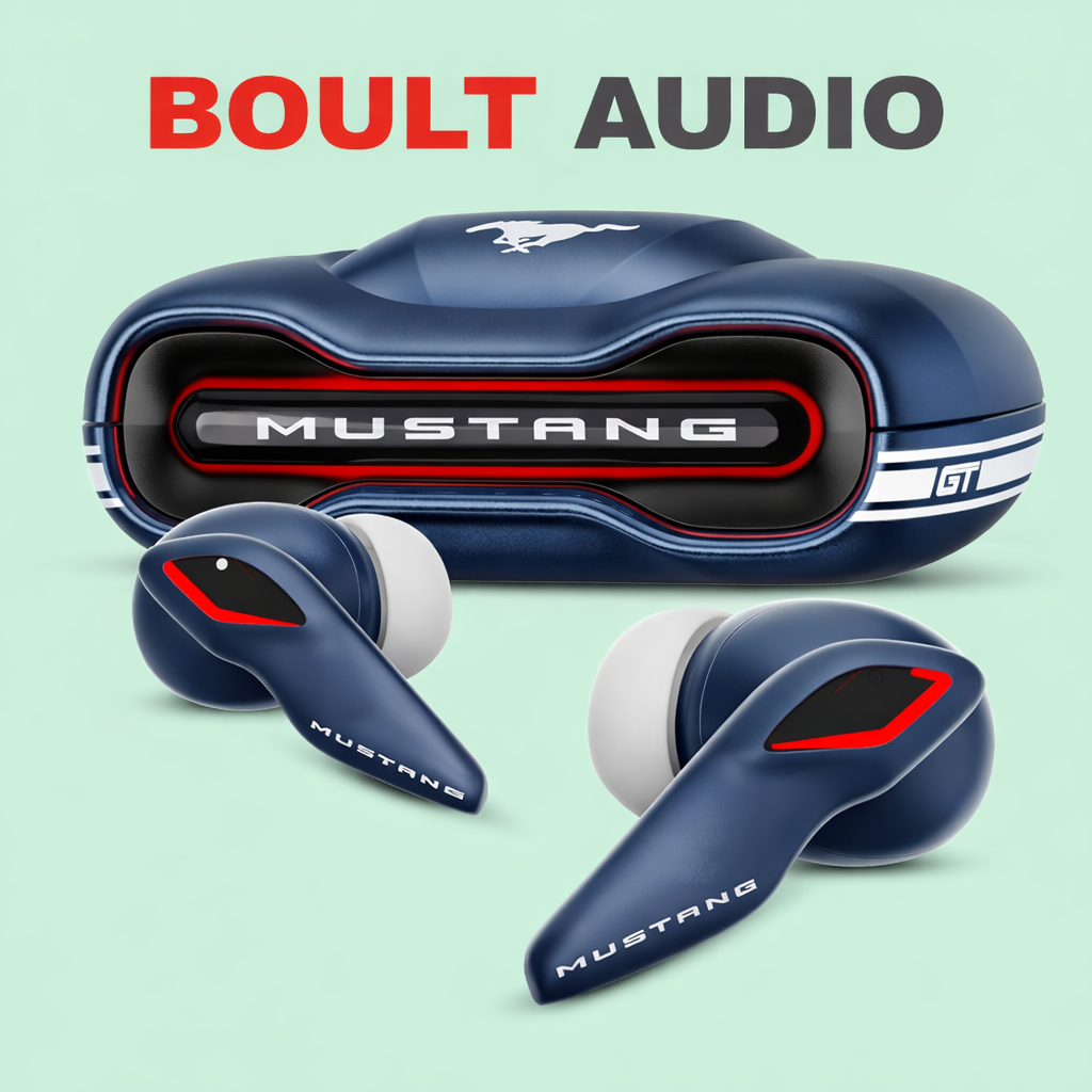 Boult x Mustang Torq TWs Replacement Parts (Single Parts) Replacement Left/Right Earbud & Charging Case | LostMyBuds.in original left right earbuds charging case replacement image