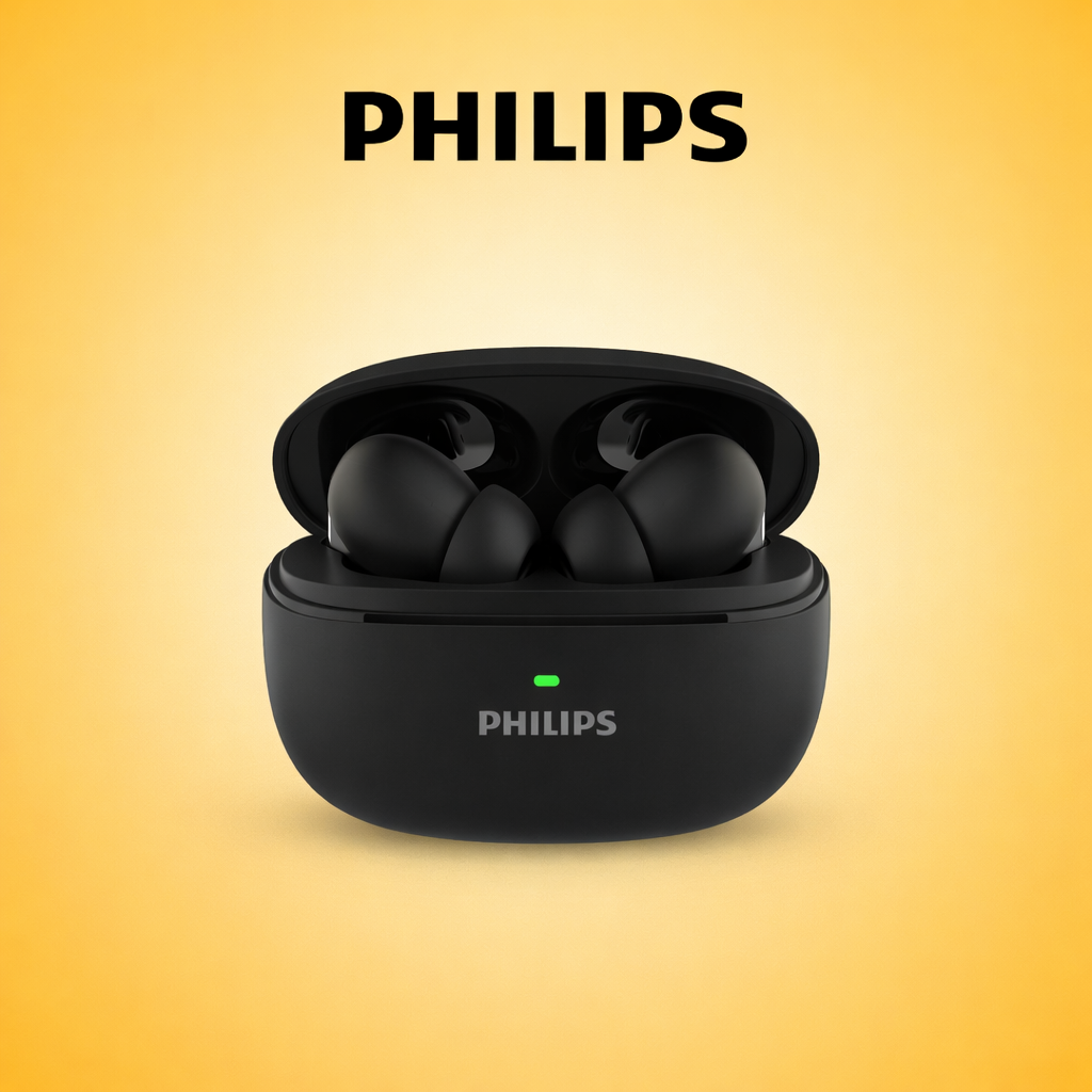Philips TAT1150 Replacement Left/Right Earbud & Charging Case | LostMyBuds.in original left right earbuds charging case replacement image