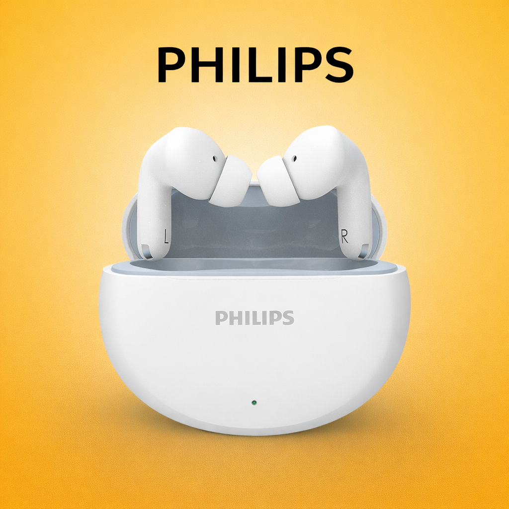 Philips Audio TAT1269 Replacement Left/Right Earbud & Charging Case | LostMyBuds.in original left right earbuds charging case replacement image