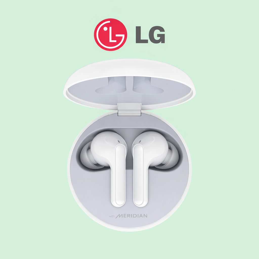 LG Tone Free HBS-FN5W Replacement Left/Right Earbud & Charging Case | LostMyBuds.in original left right earbuds charging case replacement image