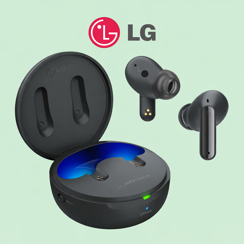 LG Tone Free FP6 Replacement Left/Right Earbud & Charging Case | LostMyBuds.in original left right earbuds charging case replacement image
