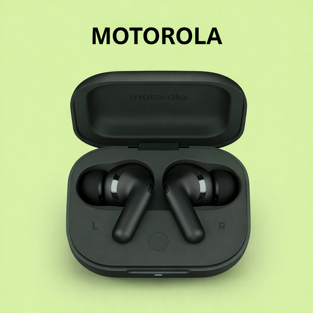 Motorola Moto Buds Replacement Left/Right Earbud & Charging Case | LostMyBuds.in original left right earbuds charging case replacement image