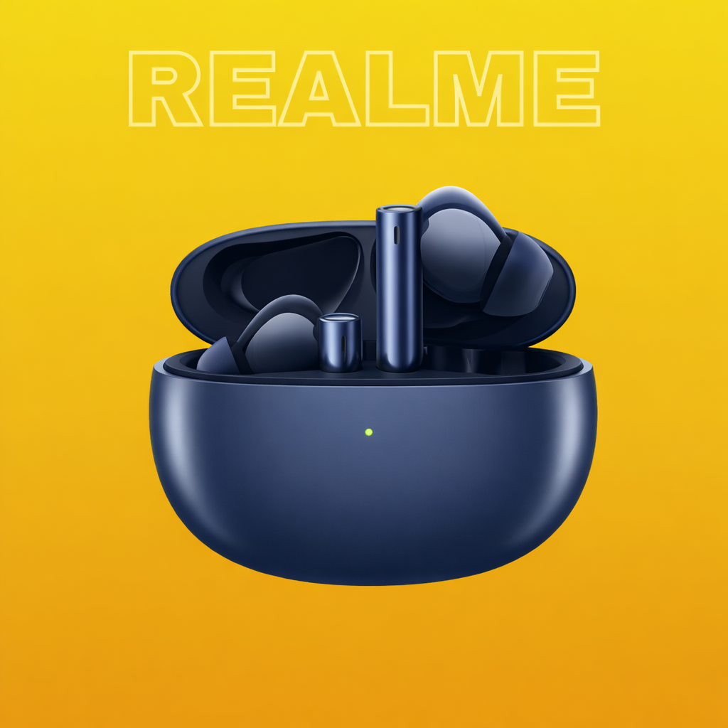 Realme Buds Air 3 {Single Parts} Replacement Left/Right Earbud & Charging Case | LostMyBuds.in original left right earbuds charging case replacement image