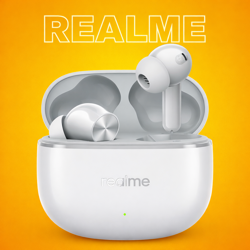 realme Buds T200 Lite Replacement Left/Right Earbud & Charging Case | LostMyBuds.in