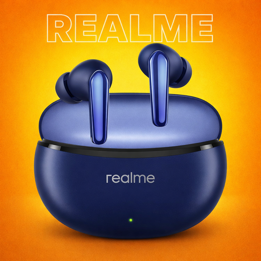 Realme Buds 3 Neo {Both Pair ) Replacement Parts Replacement Left/Right Earbud & Charging Case | LostMyBuds.in original left right earbuds charging case replacement image