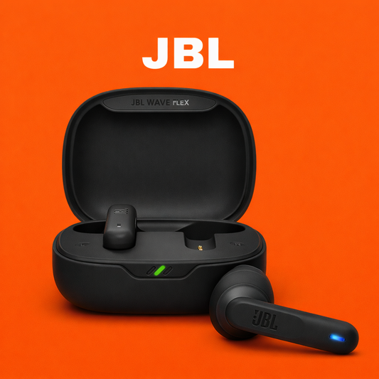 JBL Wave Flex – Replacement Parts (Pair / Charging Case) Replacement Left/Right Earbud & Charging Case | LostMyBuds.in original left right earbuds charging case replacement image