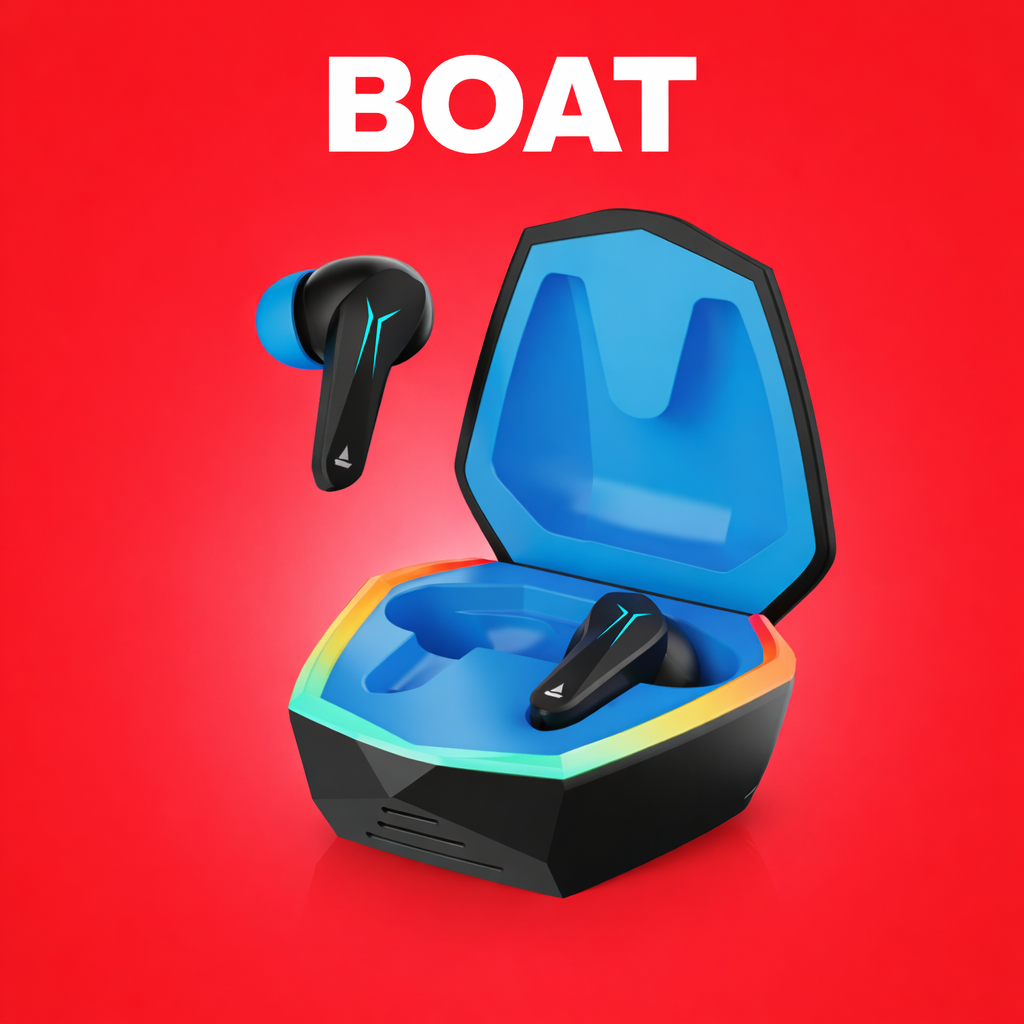 boAt Immortal 128 – Replacement Parts (Pair / Charging Case)