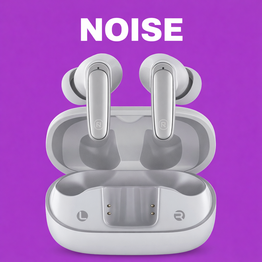 Noise Buds X ANC Replacement Parts – Left, Right Earbud & Charging Case (Original) Replacement Left/Right Earbud & Charging Case | LostMyBuds.in original left right earbuds charging case replacement image