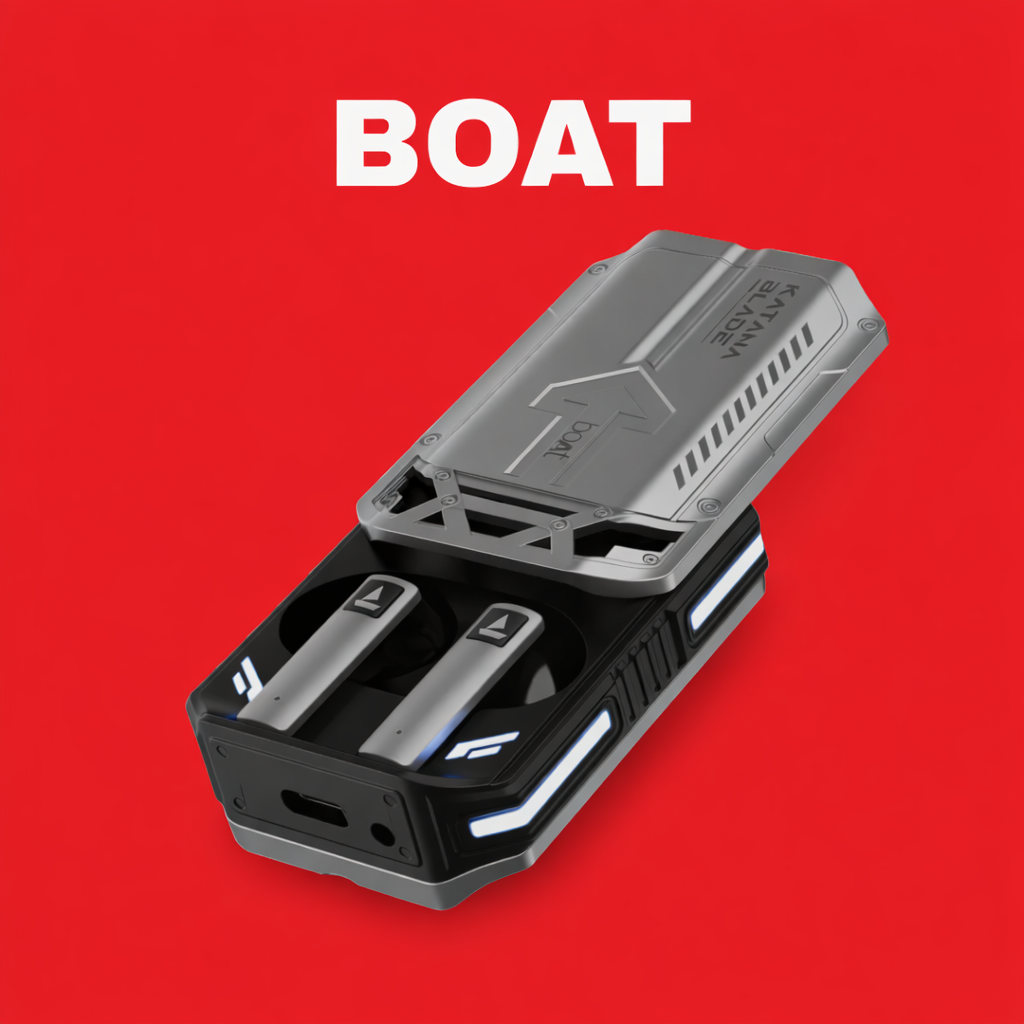 boAt Immortal Katana Blade Replacement Left/Right Earbud & Charging Case | LostMyBuds.in
