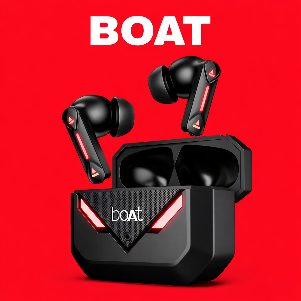 boAt Immortal 158 Replacement Left/Right Earbud & Charging Case | LostMyBuds.in original left right earbuds charging case replacement image