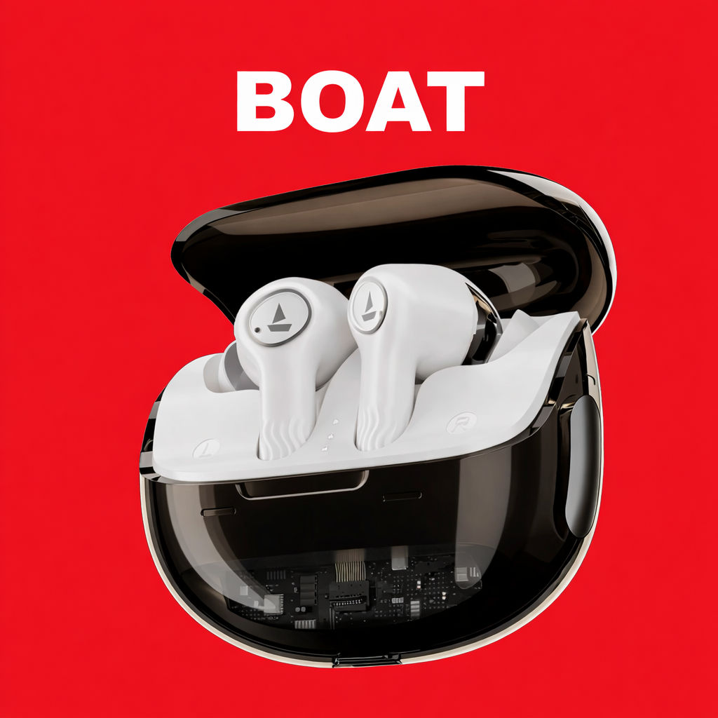 boAt Nirvana Crystl Replacement Left/Right Earbud & Charging Case | LostMyBuds.in