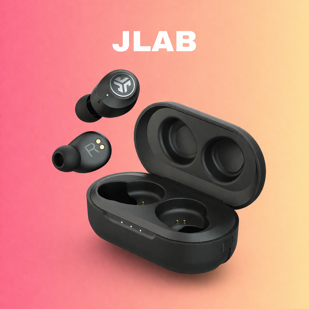 JLab JBuds Air ANC Replacement Left/Right Earbud & Charging Case | LostMyBuds.in original left right earbuds charging case replacement image