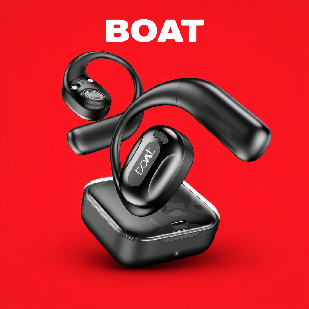 boAt Airdopes ProGear Replacement Left/Right Earbud & Charging Case | LostMyBuds.in original left right earbuds charging case replacement image