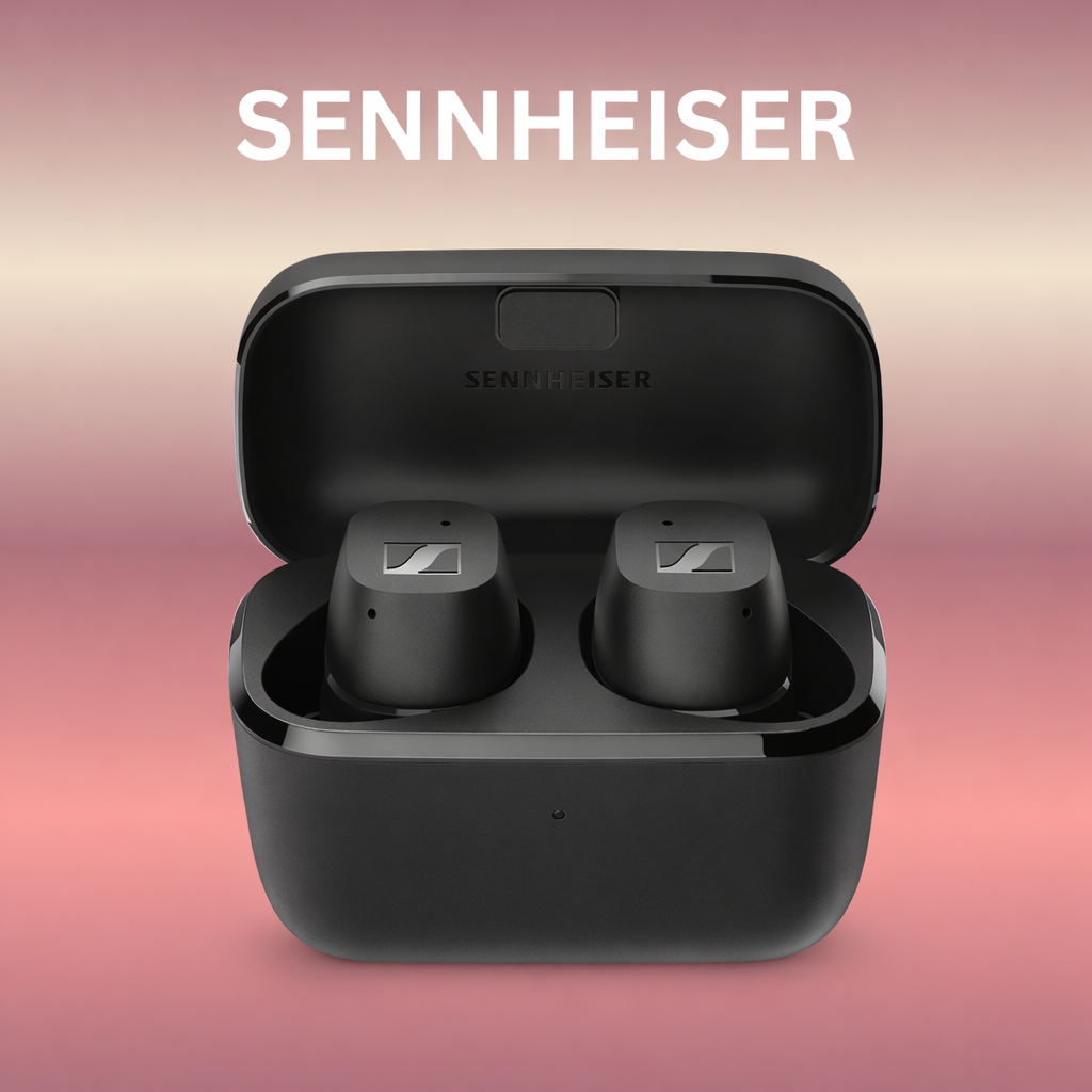 Sennheiser CX True Wireless (CX200) Replacement Left/Right Earbud & Charging Case | LostMyBuds.in original left right earbuds charging case replacement image