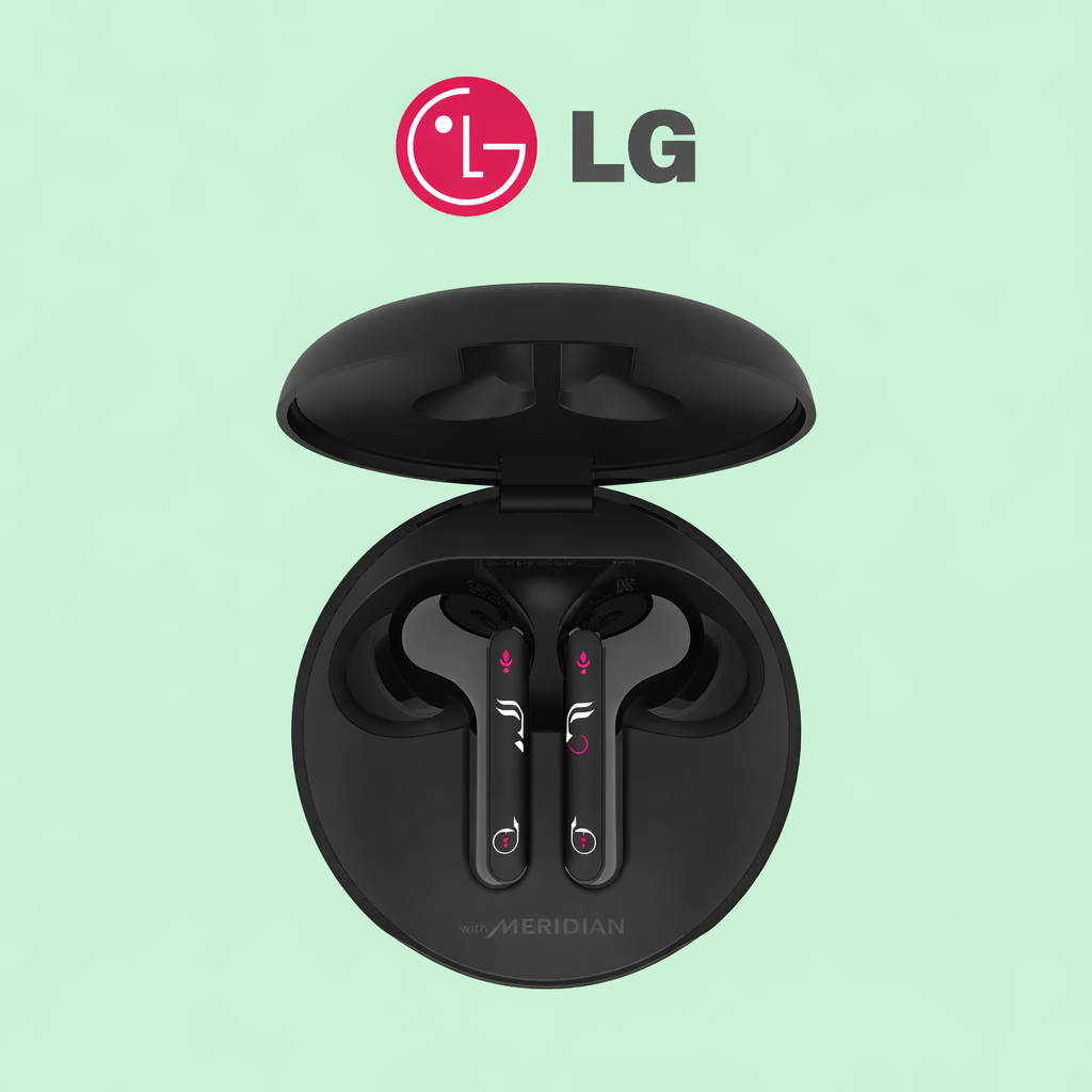LG Tone Free HBS-FN5U Replacement Left/Right Earbud & Charging Case | LostMyBuds.in original left right earbuds charging case replacement image