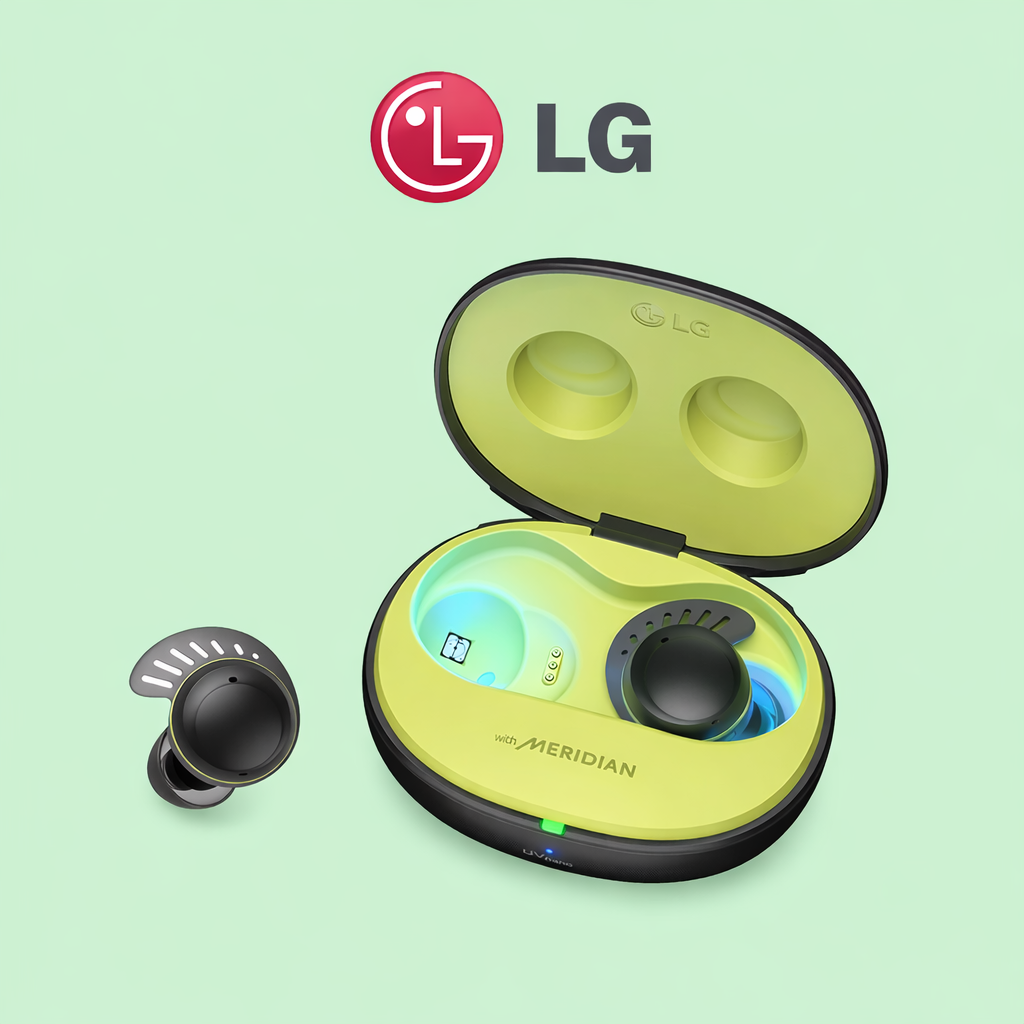 LG Tone Free Fit TF7Q Replacement Left/Right Earbud & Charging Case | LostMyBuds.in original left right earbuds charging case replacement image