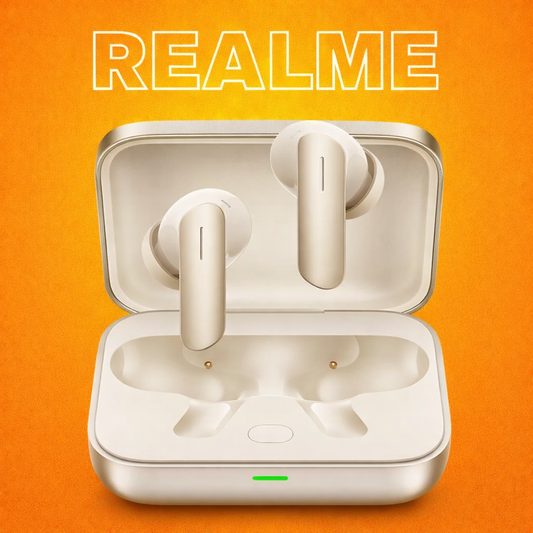 Realme Buds Air 7 {Single Parts} Replacement Left/Right Earbud & Charging Case | LostMyBuds.in original left right earbuds charging case replacement image