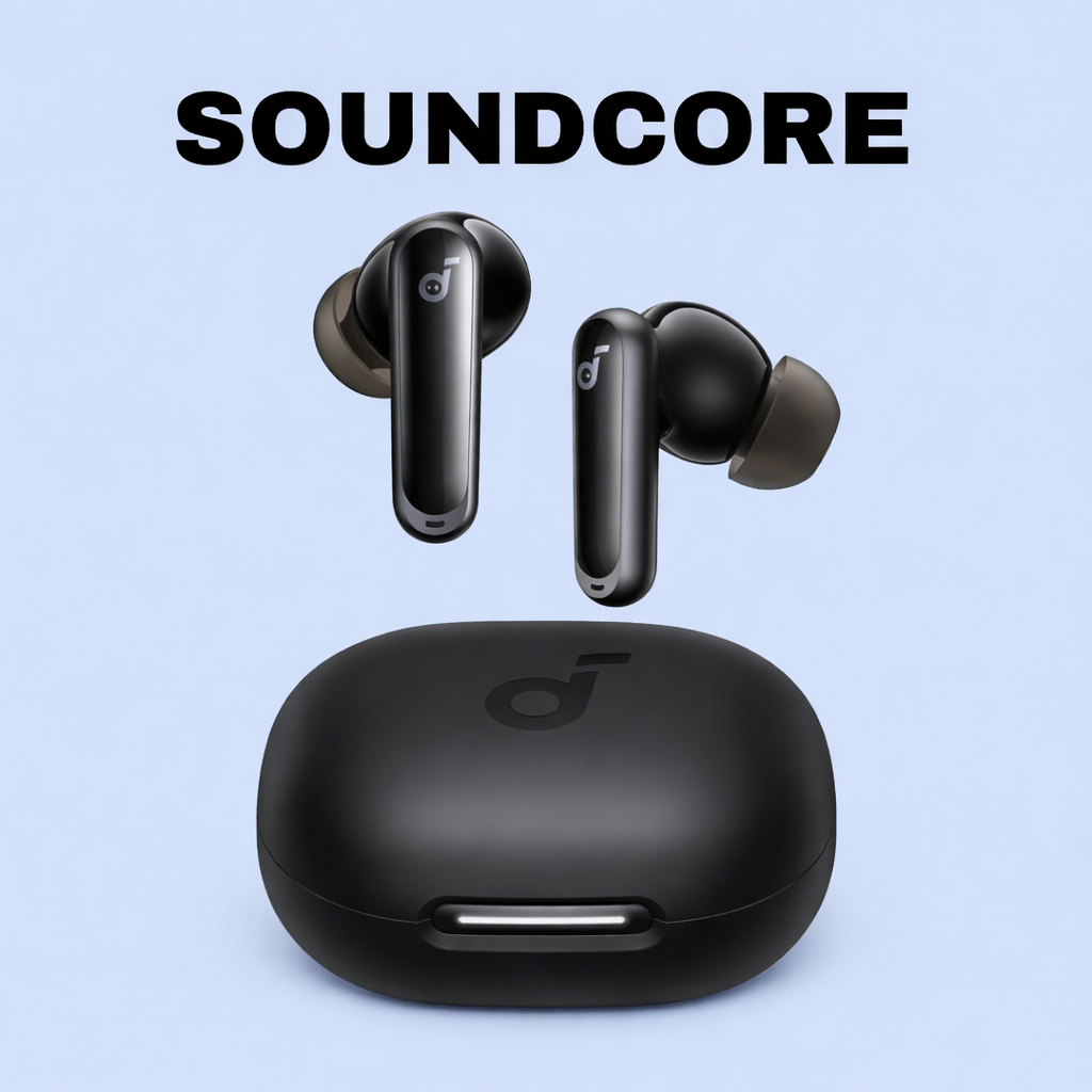 Soundcore P40i Replacement Left/Right Earbud & Charging Case | LostMyBuds.in original left right earbuds charging case replacement image